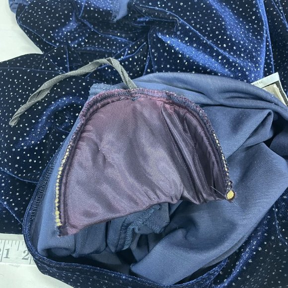 R & M Richards by Karen Kwong Vintage Plus Velvet Sparkle Stretch Blouse Top 18 - Picture 8 of 9